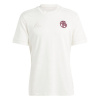 adidas FC Bayern Lifestyler Football Shirt 2023 2024 Adults White XS