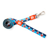 Max&Molly Short Leash Frenzy the Shark - farebné mestské vodítko pre psa, žraločí vzor, 120 cm - M