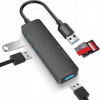 USB Hub Tradebit USB 3.0 Micro SD 4 porty