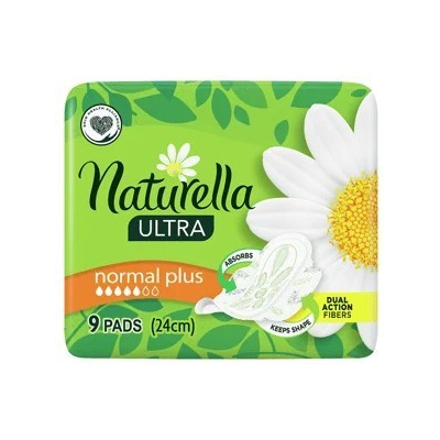 Naturella Ultra Normal Plus - hygienické vložky s krídelkami 9 ks