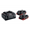 Metabo Súprava 2x akumulátor 18 V 4,0 Ah LiHDX + nabíjačka ASC 145 685306000