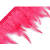 Prámik - kohútie perie 7-12 cm pink 1m