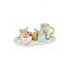 Little Dutch Čajový set dřevěný s květinovým potiskem