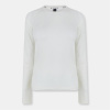 adidas Techfit AEROREADY Long Sleeve Top Womens Off White 8 (XS)