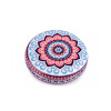 Kozmetické zrkadielko mandala - 1 ks 5 modrá svetlá červená