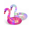 Nafukovací labutí kruh so svetlom LED Farba: Biela
