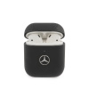 Mercedes Kožené puzdro pre AirPods 1/2 MEA2CSLBK