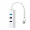 TP-LINK gigabitový sieťový adaptér+HUB UE330 1000Mbps, 3x USB 3.0 HUB, Plug and Play