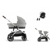CYBEX Gazelle S + Gazelle S Cot S Travel Set Aton B2 i-Size stone grey 2025