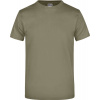 James & Nicholson | JN 02, Tričko z ťažkej bavlny, zelená olive, XXL