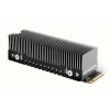 AXAGON CLR-M2XT, hliníkový pasívny chladič pre jedno aj obojstranný M.2 SSD disk, výška 24 mm Axagon