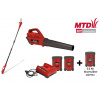 MTD Akumulátorový Zahradný SET - MTD 40V Fukár a vyvetvovacia píla - AKCIA
