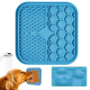 DogPlanet Podložka na olizovanie pre psov S 15x15 cm modrá