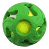 Dog Fantasy gumová s tenisákom 5 cm zelený