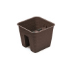 kvetináč na zábradlie 28x28cm RATOLLA DRLB280-440U umbra plastový