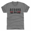 Chicago Blackhawks - Connor Bedard Font Gray NHL Tričko XL/USA=XXL/EU