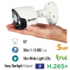 IP kamera 5MP s POE + 92° uhol + 30m IR + 10m LED + Mic