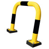 Flexibilný protinárazový ochranný oblúk typ R 10.6, dovnútra, 1000 x 640 mm, žlto-čierny