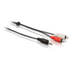 Philips SWA2527W/10 audio kábel 1,5 m 3.5mm 2 x RCA Čierna (PHIL-SWA2527W/10)