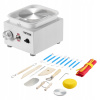 Hrnčiarske koleso 30W 320OT./MIN Biele mini elektrické keramické koleso