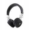 Guess PU Grained Triangle Logo ENC bezdrôtové slúchadlá Black