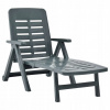 Záhradné lehátko - Antracite plastový Vidaxl Deckchair (Antracite plastový Vidaxl Deckchair)