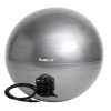 Gymnastická lopta MOVIT s pumpou – 75 cm – strieborná