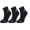 Tenisové ponožky Babolat QUARTER 3 Pairs Pack Socks 5UB1401-2000 čierné - Velikost EUR 39-42