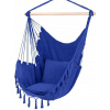 Závesné hojdacie kreslo - Brazílska hojdacia sieť Armchair Rhodes66 130x100 Navy modrá (Brazílska hojdacia sieť Armchair Rhodes66 130x100 Navy modrá)