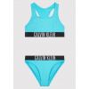 Detské plavky - Calvin Klein Two -kus outfit 12 modrá (Staff dieťa dieťa 110 MBI)