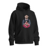 Sablio Mikina s potlačou Money heist Profesor a jeho tím - černá 4XL
