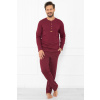 Italian Fashion Pánske pyžamo Gordo - bavlna Bordová M