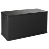 TOOMAX RATTAN záhradný plastový úložný box 420 L - grafit