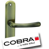 COBRA DEA Povrch: OFS - bronz česaný, Rozteč: 90 mm, Prevedenie: PZ LI (kľučka ľavá/guľa)