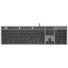 USB klávesnica A4TECH KV-300H šedá
