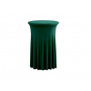 TENTino Elastický obrus SKIRTING na koktejlový bistro stôl 80 cm VIAC FARIEB Farba obrusu: TMAVOZELENÁ / WILLOW GREEN