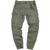 YAKUZA 3854 Cargo nohavice olivovej farby - 5XL