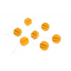 LOVI kulaté ozdobičky 3,5 cm, barva žlutooranžová