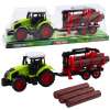LEAN TOYS Traktor s prívesom HDS na drevo