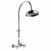 Faris Liberty - Sprchová batéria na stenu s hlavovou sprchou, chróm 027+AC260