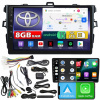 AUTORÁDIO NCS ZQ9 TOYOTA COROLLA E15 2007-2014 ANDROID 8GB LTE