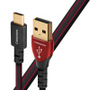 Audioquest Cinnamon USB A - USB C 1,5m (Špičkový kábel s konektormi USB A na USB C, postriebrené vodiče s 1,25% striebra)