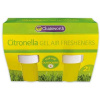 CITRONELLA, gélové osviežovače proti hmyzu, 2 ks