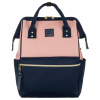 Dámský batoh Peterson PTN ALFA NAVY+PINK námořnická modrá