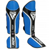 Chrániče holennej kosti a chodidiel RDX Shin Instep Aura Plus T-17 blue L