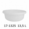 Miska okrúhla KLASIK 13 L – d41 cm – biela - LENMAN 17-1325