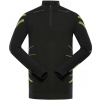 Alpine Pro Seam Pánske funkčné spodné tričko s dlhým rukávom MUNB091 čierna M-L