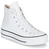 Converse Členkové tenisky CHUCK TAYLOR ALL STAR LIFT CLEAN LEATHER HI Biela