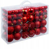 Vianočné ozdoby - Vianočné gule 6/4 / 3cm 100ks Set Red (Vianočné ozdoby - Vianočné gule 6/4 / 3cm 100ks Set Red)