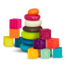 B-Toys Kocky One Two Squeeze a Pyramída z krúžkov